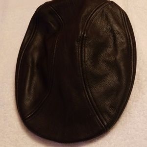 Leather cap